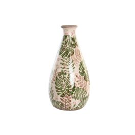 Jarron Tropical DKD Home Decor Blanco Verde 13 x 26 x 13 cm (2 Unidades) Precio: 25.69000005. SKU: B1DLDXG737