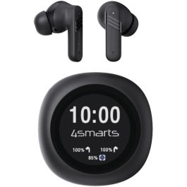 4smarts SkyBuds Screen Pro ANC - Auriculares Inalámbricos TWS Bluetooth con Cancelación de Ruido - Negro