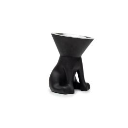 Comedero para Perro United Pets Up Elisabeth Negro Acero Inoxidable Polietileno 1 L Comedero para Perro United Pets Up Elisabeth Negro Acero Inoxidable Polietileno 1 L
