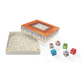 Repos Production RP7DI0101ES 7 Wonders Dice - Juego de Mesa de Dados Estratégico, para 2 a 7 Jugadores, Edad 10+