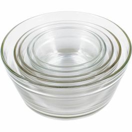 Menastyl 5039038 - Juego de 5 Cuencos con Tapas de plástico Resistentes - Capacidades: 150 ml, 230 ml, 400 ml, 610 ml y 940 ml