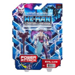 Mattel Figura Evil Lyn He-Man Masters of the Universe 14cm Articulada con Accesorios Serie Netflix