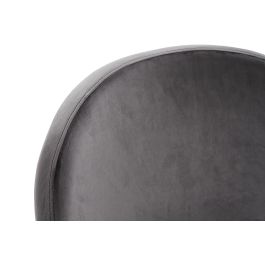 DKD Home Decor Silla Chic Terciopelo Negro Dorado 58 x 73 x 62 cm