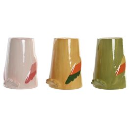Jarron Tropical DKD Home Decor Multicolor 16 x 22 x 19 cm (6 Unidades) Jarron Tropical DKD Home Decor Multicolor 16 x 22 x 19 cm (6 Unidades)