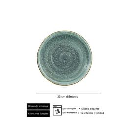 Moon Turquoise Plato Hondo 23 Cm (6 Unidades) Moon Turquoise Plato Hondo 23 Cm (6 Unidades)