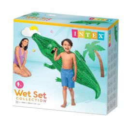 Figura Hinchable para Piscina Intex Cocodrilo 168 x 86 cm (12 Unidades)