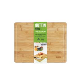 Tabla de cortar bambú Quttin 32.5x25 cm (8 Unidades) Tabla de cortar bambú Quttin 32.5x25 cm (8 Unidades)