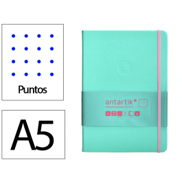 Antartik Cuaderno A5 Hojas Puntos 100 Hojas 80 gr FSC Tapa Dura Rosa y Turquesa Precio: 6.59000001. SKU: B1EQNF8M63