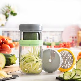 Cortador de Verduras en Espiral y Rallador con Recetas Vigizer InnovaGoods Precio: 7.49999987. SKU: V0103682