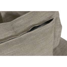 DKD Home Decor Módulo Central Sofá Horeca de Poliéster Color Arena 120 x 95 x 102 cm