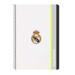 Safta Cuaderno Espiral Folio 80 Hojas 60 gr Cuadrícula 4 mm Tapa Extradura Real Madrid 1ª Equipación 25/26 Precio: 5.50000055. SKU: B1BFSKNQWN