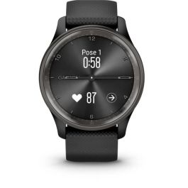Garmin GAR0753759309428 Reloj Conectado Vivomove de Tendencia con Correa de Silicona Black WW