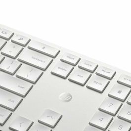 Teclado y Ratón Inalámbrico HP 650 Blanco Qwerty Español Teclado y Ratón Inalámbrico HP 650 Blanco Qwerty Español