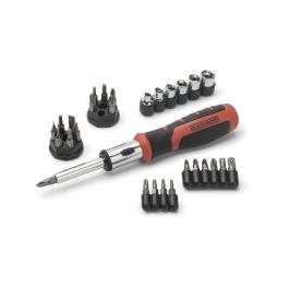 Black+Decker Juego Multipuntas con Carraca 29 Piezas Mecanismo de 3 Posiciones Empuñadura Ergonómica Vasos Cromo Vanadio Precio: 11.49999972. SKU: B1E43Z7M2R