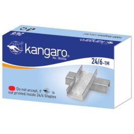 Kangaro Grapas 24-6 Caja 1000 Unidades Precio: 0.49999983. SKU: B1JR5HDGTQ