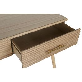 Consola Scandi DKD Home Decor Marron Claro Dorado 40 x 76 x 100 cm Consola Scandi DKD Home Decor Marron Claro Dorado 40 x 76 x 100 cm