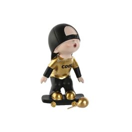 Figura Urban DKD Home Decor Multicolor Negro 11 x 18 x 11.3 cm (3 Unidades) Figura Urban DKD Home Decor Multicolor Negro 11 x 18 x 11.3 cm (3 Unidades)