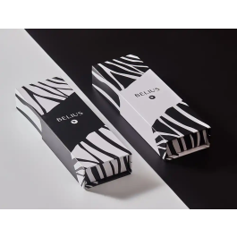 Belius Dualita Bolígrafo Cuerpo Blanco Tinta Azul Diseño Elegante Contemporáneo 1 mm