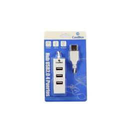 Hub USB CoolBox COO-UPH190 Blanco