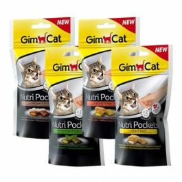 Gimcat Nutri Pockets Gato Salmón y Omega 3, Snacks Crujientes con Vitaminas para Gatos, 60 gr Precio: 3.63. SKU: B18P68BN9E