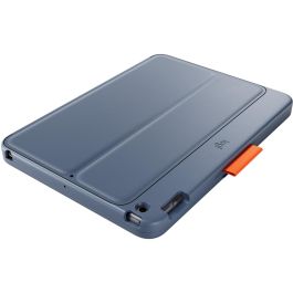 Logitech EMEA-914 Funda Rugged Lite para iPad (7ª, 8ª, 9ª gen) 10.2" Folio Resistente a Caídas CLASSIC BLUE