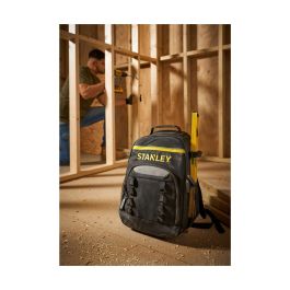 Stanley STST1-72335 Mochila Portaherramientas 15kg Nailon 600D, Compartimento Laptop, Divisor, Respaldo Acolchado