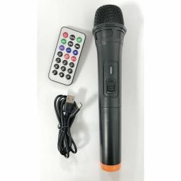 Inovalley INO3760024803225 Altavoz Karaoke 800W Bluetooth 5.0 Micrófono Inalámbrico Luces LED RGB Batería 2-3h