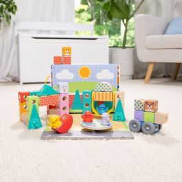 Melissa y Doug AAAVK75298 Set de Construcción La Ciudad de 73 Piezas