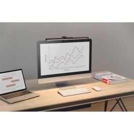 Digitus Lámpara LED para Monitor con Abrazadera, 5W 250lm, Klemme Negro