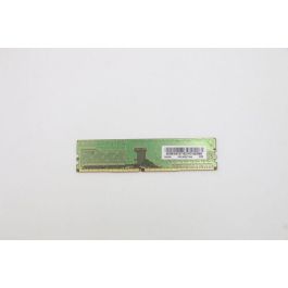 Lenovo 8GB DDR4 UDIMM memory module, 3200MHz speed, 288-pin, 1.2V, non-ECC, single rank, unbuffered design. Lenovo 8GB DDR4 UDIMM memory module, 3200MHz speed, 288-pin, 1.2V, non-ECC, single rank, unbuffered design.