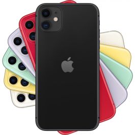 Apple iPhone 11 64GB Negro iOS 14 Pantalla 6.1" Doble Cámara 12MP Chip A13 Bionic