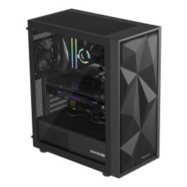 Genesis Diaxid 605F Caja Gaming Midi Tower para placas ATX/Micro-ATX/Mini-ITX con 5 Ventiladores incluidos y Cristal Templado