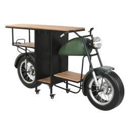 Botellero Home ESPRIT Marrón Negro Verde oscuro 188 X 59 X 99 CM