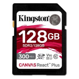 Kingston Tarjeta SDXC Canvas React Plus 128GB UHS-II U3 V90 300MB/s