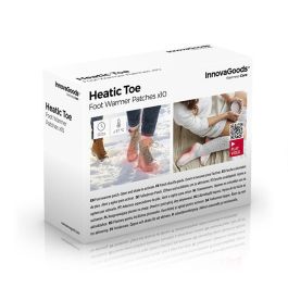Parches Calentadores de Pies Heatic Toe InnovaGoods 10 Unidades Parches Calentadores de Pies Heatic Toe InnovaGoods 10 Unidades