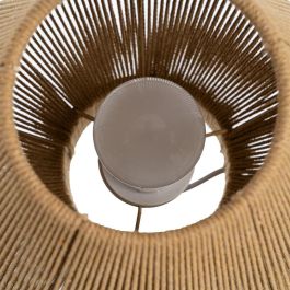 Lámpara Mesa Natural Cuerda de Papel 25,50 X 25,50 X 26 cm