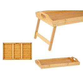 Bandeja Bambu Con Patas Plegables 50X30X21Cm Kinvara (6 Unidades)