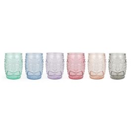 La Mediterranea Vaso Bajo Tiki de Colores 500 ml - 11,6 cm de Alto, 8,7 cm de Diámetro (24 Unidades)