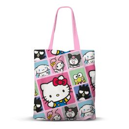 Sanrio Hello Kitty Bolsa de la Compra FAN Panels Multicolor con Asas Hombro, Cremallera, Bolsillo Interno 8L (40cm Alto) Precio: 9.89000034. SKU: B15L9RXM5G