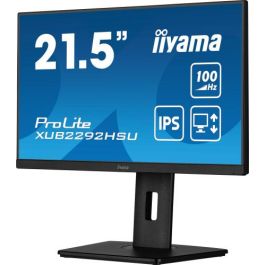 MONITOR IIYAMA 21.5"/1920 x 1080/100Hz /2.1MPX/250CD/FHD/16:9/HDMI/IPSLED/NEGRO MONITOR IIYAMA 21.5"/1920 x 1080/100Hz /2.1MPX/250CD/FHD/16:9/HDMI/IPSLED/NEGRO