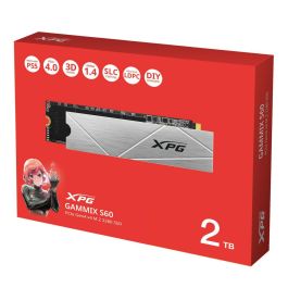 ADATA XPG GAMMIX S60 2TB PCIe Gen4 x4 SSD - Hasta 5,000 MB/s Lectura, 4,200 MB/s Escritura, AGAMMIXS60-2T-CS