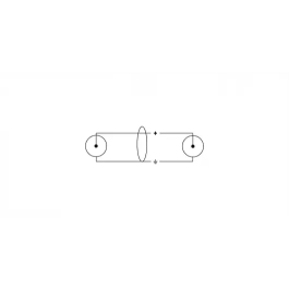 Cordial Cable de Audio Dual RCA/RCA 6 Metros