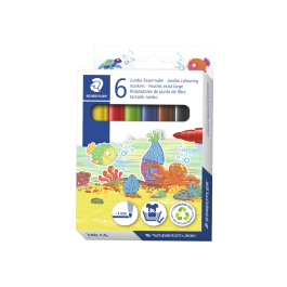 Staedtler Rotulador Grueso Noris Club Colores Surtidos Estuche 6 Unidades