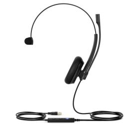 Yealink UH34 Lite Mono Auricular USB con Cable para Teams, 20 Hz-20 kHz, Driver de 28 mm, 1.2 m