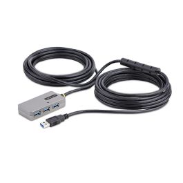 Hub USB Startech U01043-USB-EXTENDER Negro Plateado