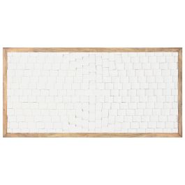 DKD Home Decor Cabecero de Cama Moderno de Madera de Mango Blanco y Natural 160x80 cm Precio: 205.59000011. SKU: B1B9VVC56T
