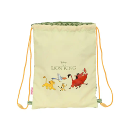 Bolsa Mochila con Cuerdas Mufasa Verde Beige 26 x 34 x 1 cm Precio: 7.79000057. SKU: B1B78Q9MAP