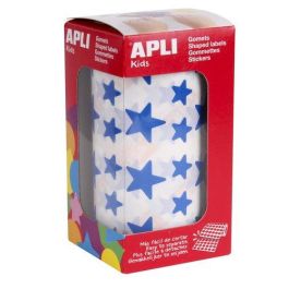 Apli Gomets Estrella 12,5 mm y 19,5 mm, Azul, Rollo de 2.360 gomets Precio: 3.50000002. SKU: B1KLXNSL96