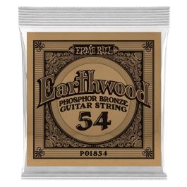 Ernie Ball Slinky Phosphor/Bz 054 Cuerda Acústica Bronce/Fósforo Dorado Naranja, Sonido Meloso Resonante y Nítido