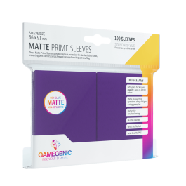 Pack Matte Prime Sleeves Purple (100) Precio: 7.49999987. SKU: B15F7WR5MR